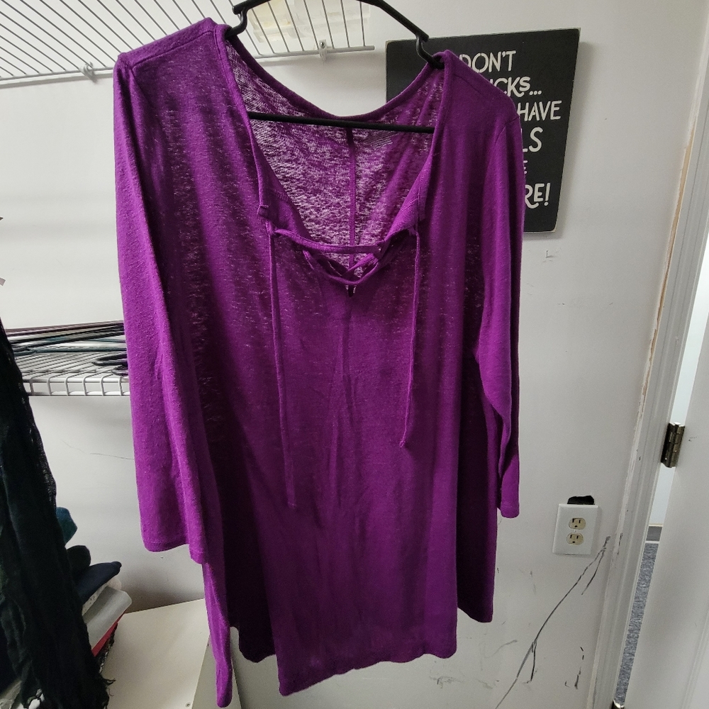 Fuschia lane bryant tunic